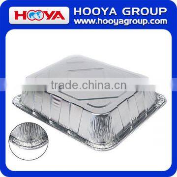 10pcs Square Disposable Aluminum Foil Pans Food Storage Containers Bakeware Pans With Lids photo-2