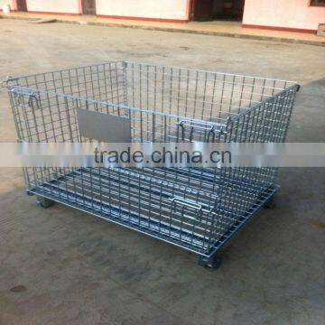 Steel Stacking Folding Warehouse Cages/Storage Cages