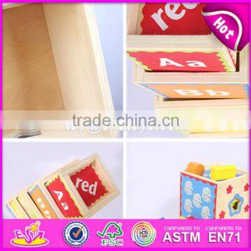 Creative Intelligent Baby Wooden Stacking Cups W13D079 photo-4