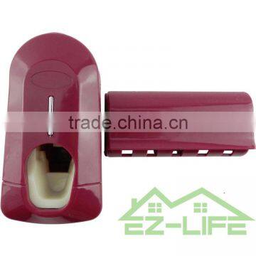 Best Quality Promotional Wholesale Automatic Toothpaste Dispenser With Detachable Toothbrush Holder photo-3