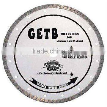 Small Turbo Diamond Blade for Medium Hard Material (GETB)