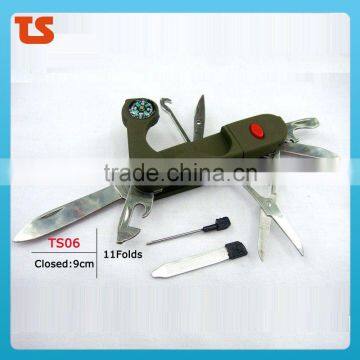 "STOCK" 2014 Mini stainless steel multi function pocket kinife tools (TS06).