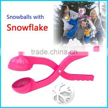 Christmas sell like hot cakes Winter Funny Plastic Round Single Snowball Maker for Kids