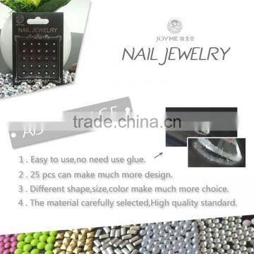 Rhinestone Nail Charm 3D Shiny Nail Art Sticker Decoration