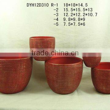 Hot Sell Various Shapes Ceramic Flower Pots photo-5