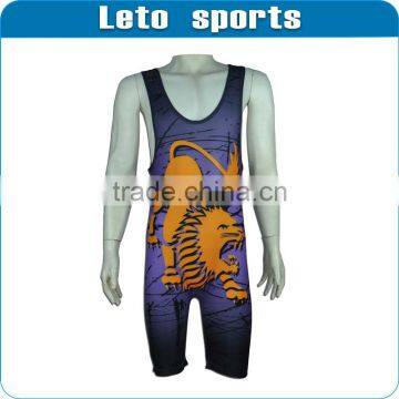 Custom design sublimatedWrestling Apparel Product /Awesome Wrestling Singlets