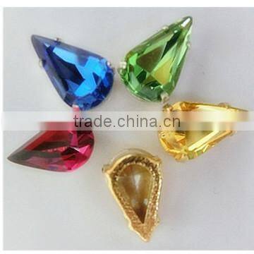 Dongzhou Metal Claw Sew Buttons,sew on Strass for Wedding Dress photo-3