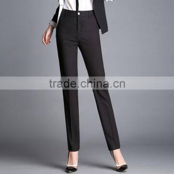 Female Small Straight Pants Suit Dress Pants Occupation High Waisted Jeans Leisure Trousers Custom Made as Your Need photo-5