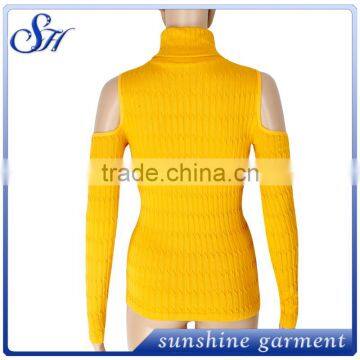 2017 Lady Fashion Off Shoulder Long Seleve Top photo-3