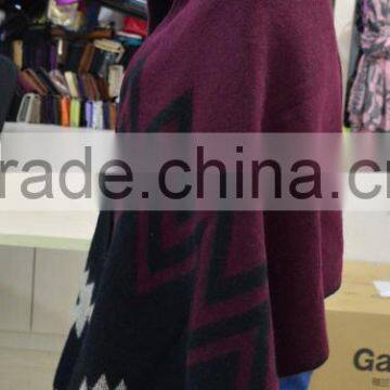 2017 Winter the Latest Knitted Acrylic Lady New Stole With Cap photo-6