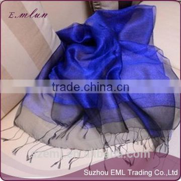 Hot Fashion High Quality Purple Silk Scarf