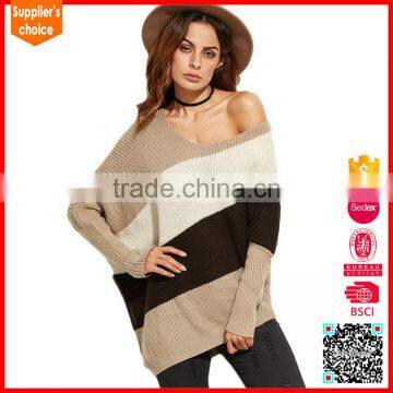 Latest design batwing sweater knitting pattern free baggy oversized sweater ladies