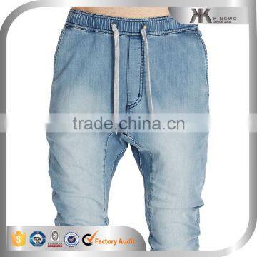 Distressed Men Track Pants Jean Pants, Baggy Harem Pants, Men Jogger Pants