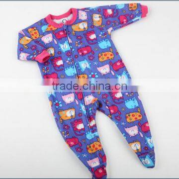 Lovely Baby Long Sleeve Pajamas With Feet photo-2