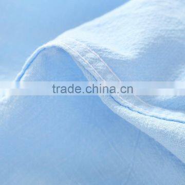 S33466W Full Sleeve Casual 3-8 Years Old Turn-down Collar White Blue Boys Blouses photo-5