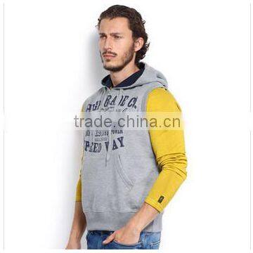Bodybuilding Mens Custom Sleeveless Hoodie Factory for Sale photo-4