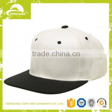 Wholesale Yupoong Blank Plain Good Quality Custom Embroidery Two Tone Basketball Snapback Hat photo-3