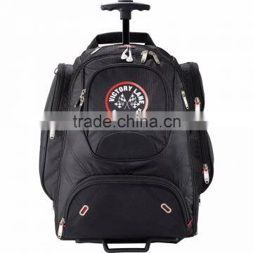 Elleven Wheeled TSA 17" Computer Backpack - Has Telescoping Handle, Inline Wheels and Comes With Your Logo. photo-5