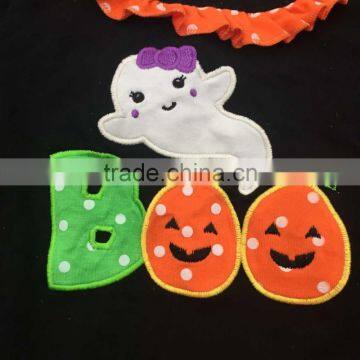 Girl Ghost Dress Kids Halloween Boutique Dress Baby Girls Halloween Dress Girls Fall Dresses Halloween Toddler Dress Necklace photo-3