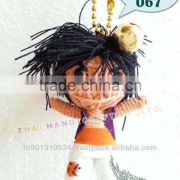 Handmade Keychains Keyrings Voodoo Doll String Accessories Bag Gifts