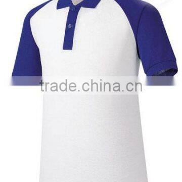 Embroidery Logo Two-tone / Two Color Custom Golf Polo Shirt photo-2