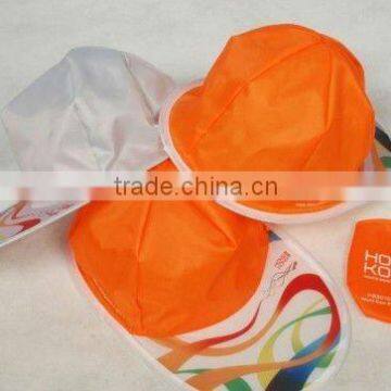 Folding nylon casquette/Folding beach hat/Foldable nylon cap/Promotion folding cap/