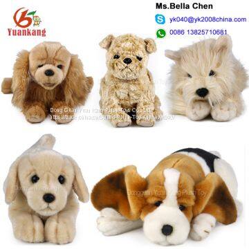 2017 Best Made Soft Toys Dog Custom Plush Toys 25cm Dog Doll Stuffed Animal Toy
