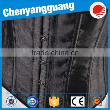 CYG-black Corset Busk Non-latex Corset Wearable Black Corset photo-2