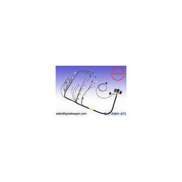 Black Engine wire harness OD PA 7.0 2 pin - 48 pin Socket , engine harness connectors
