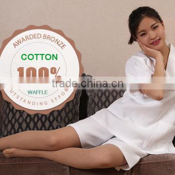 100 percent cotton waffle khan steam suits