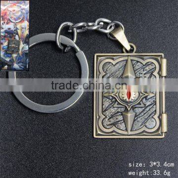 Game King Of Glory Anime Bronze Fancy Metal Keychain Hot Sale Keyring