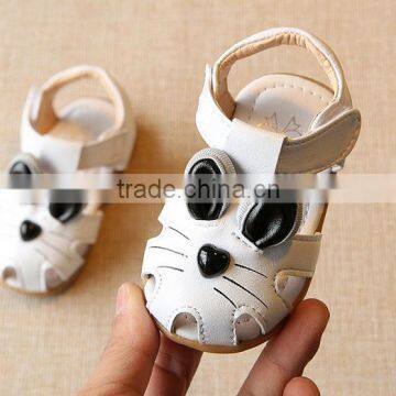 B21405A Baby cartoon leather sandals cute Baby Toddler shoes