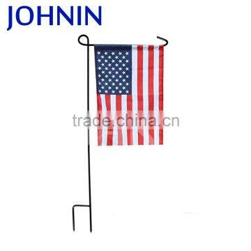 OEM Party Welcome Iron Pole High Quality Embroidery America Garden Flag