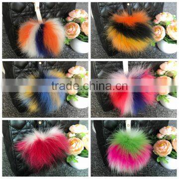 Handbag Decoration Accessories Faux Fox Fur Ball Pendant