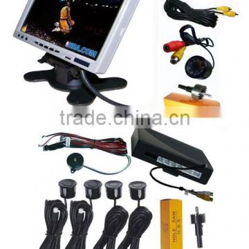 Shenzhen rearview mirror car monitor with 7 tft lcd touch screen parking sensor