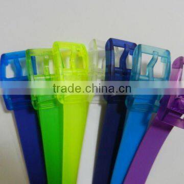 fashion candy color silica gel belts