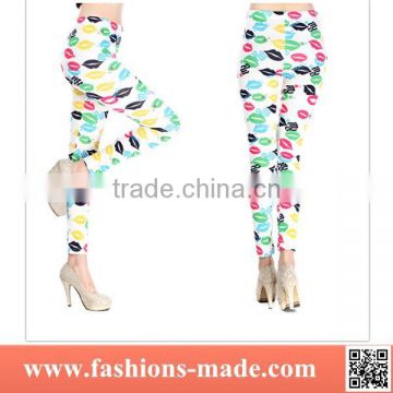 Colorful Lips Lipstick Legging