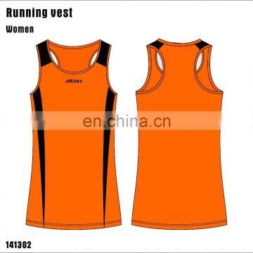 OEM Custom Dry Fit 100% Polyester Adult Running Vest