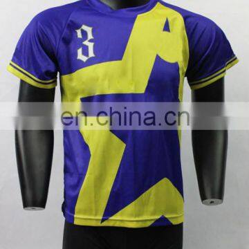 China sublimated football clothing men's soccer jersey