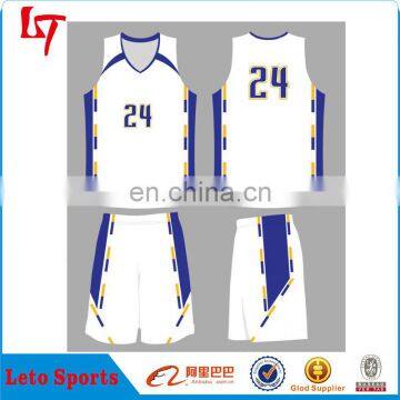 100% Polyester custom butterfly fabric basketball jersey latest sublimation basketball jersey/uniform