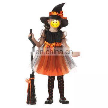 2017 hot wholesale funny halloween costumes cute witch costumes for kids MFJ-0012