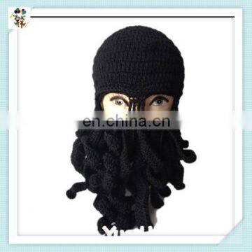 Captain Caribbean Pirate Big Black Woolen Yarn Party Fake Beard HPC-0388