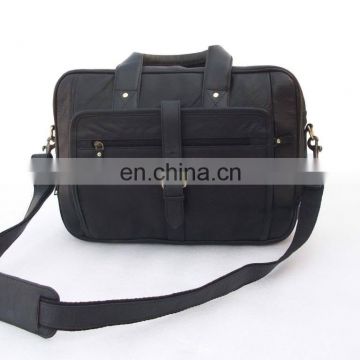 Leather laptop shoulder bags