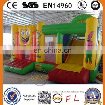 People Very Happy With Inflatable Slide Bouncer Large for Sale