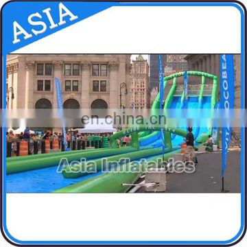 PVC Tarpaulin Inflatable Water Slide, Custom Inflatable Slip City