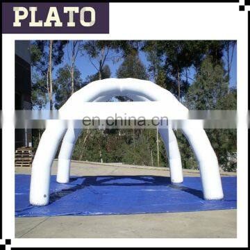 Advertising inflatable wite arch dome tent for trade show