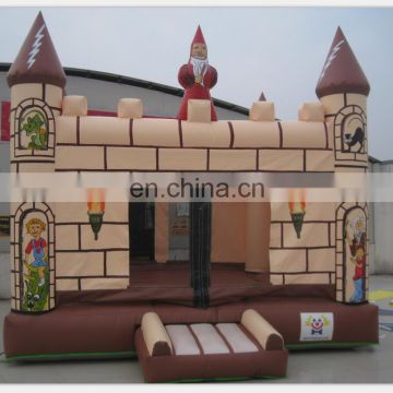 Classical inflatable magician castle, inflatable bouncer castle, air trampoline