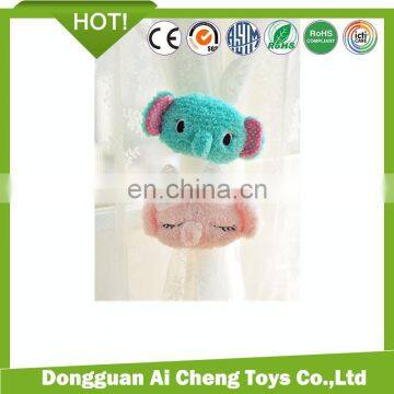 lovely plush elephant toy for curtain