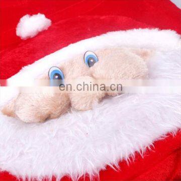 2017 Christmas Gift Large Santa Claus Backpack ,Christmas Stocking Bags With Holding Hand photo-5