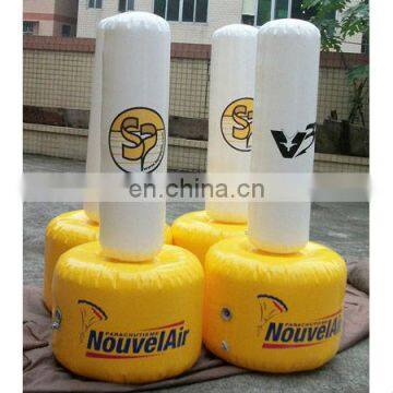 inflatable air buoy cylinder buoy with logo printing for advertisement